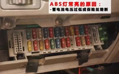 ​汽车abs故障灯亮起是啥原因呢 汽车abs故障灯亮起是啥原因引起的